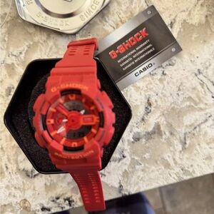 Men’s Red GShock Casino Watch GA110AC-4AJF